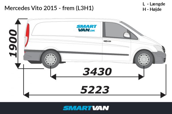 Bakkamera 7,0" - Mercedes Vito m. bagklap 16 -> - Billede 4