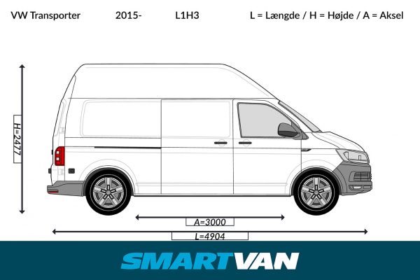 Varerumsgulv Mercedes Vito - L1, 2 bagdøre & 1 skydedør - Billede 12