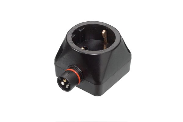 PlugIn Kabinevarmerkontakt / 250/12V, 16A, IP20, H70xB54xD41mm