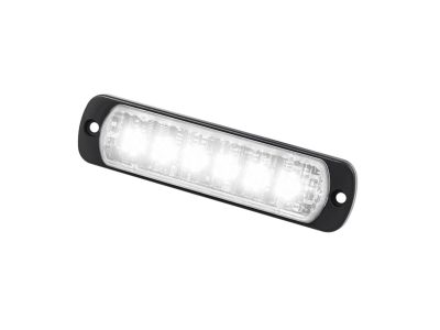 Standby L52 LED Arbejdslys. Hvidt lys med klart glas. Dybde kun 9 mm. 1365 lumen leveres via 6 LED´er.