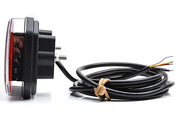 W150 - LED baglygte med positionslys, stoplys, tågelys, baklys og blinklys. NEON-look - Billede 4