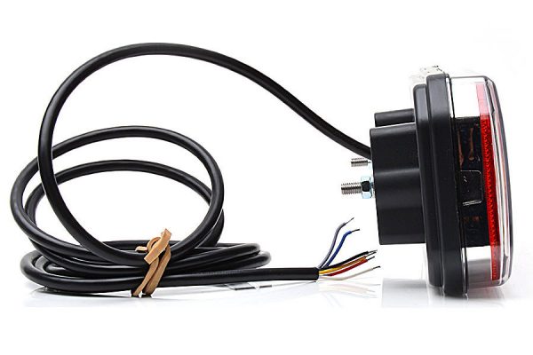 W150 - LED baglygte med positionslys, stoplys, tågelys, baklys og blinklys. NEON-look - Billede 5