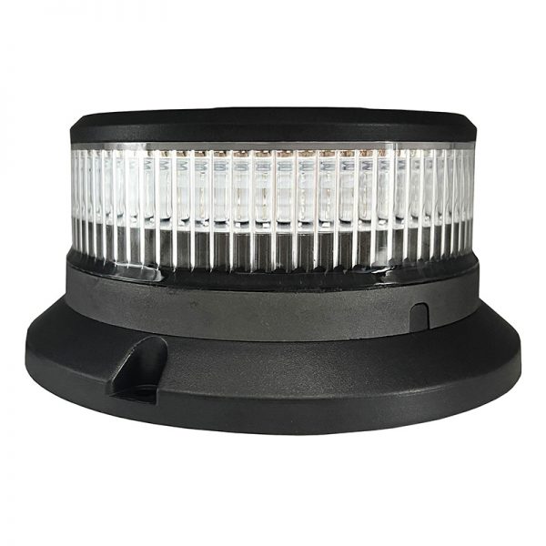 LED rotorblink til planmontering. Gult blitz med klart glas. Godkendt til natsænkning.