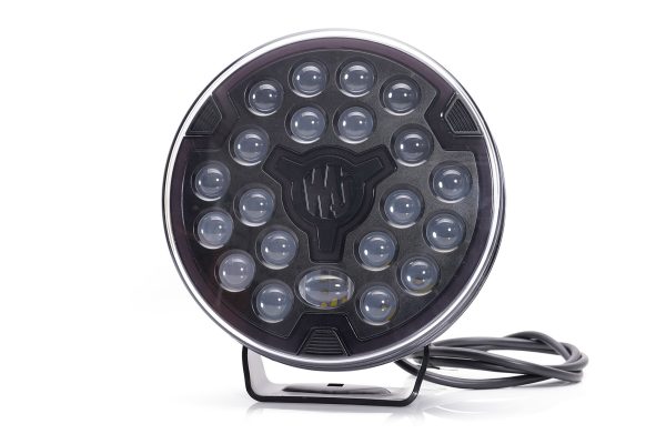 LED 9" fjernlygte med Black front. Hvidt og gult positionslys. Ref 50. - Billede 2