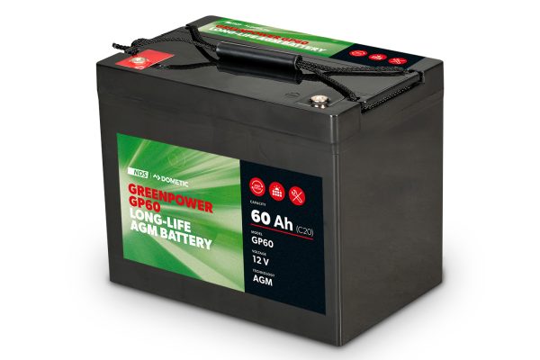 Batteri AGM / NDS Greenpower GP60 / 12V 60Ah