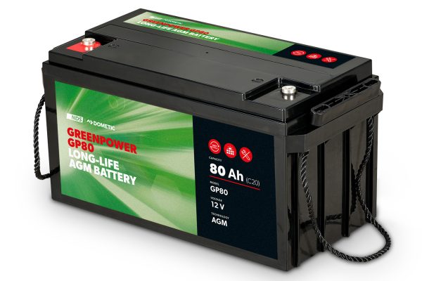 Batteri AGM / NDS Greenpower GP80S / 12V 80Ah