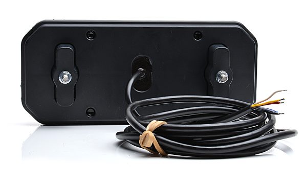WAŚ W150 - Firkantet LED baglygte med positionslys, stoplys, tågelys, baklys, blinklys og nummerpladelys. NEON-look - Billede 4