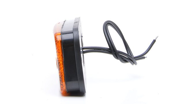 WAŚ W157 - Gul LED sidemarkeringslygte med 4 LED´er i NEON-look - Billede 4