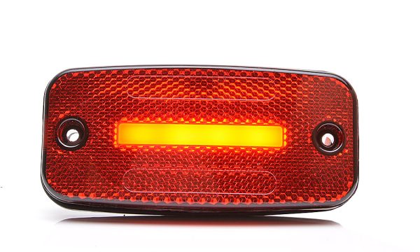 WAŚ W157 - Rød LED bagpositionslygte med 4 LED´er i NEON-look - Billede 2