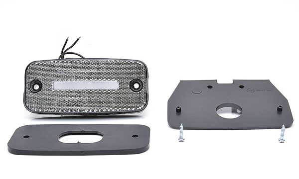 WAŚ W157 - Hvid LED positionslygte med 4 LED´er i NEON-look - Billede 6