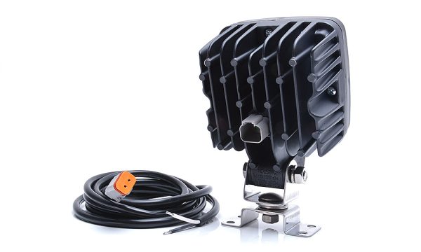 WAŚ W144/70 -  LED arbejdslygte / Nærzone /  Deutsch stik / 4000 lumen / 12V-70V - Billede 4