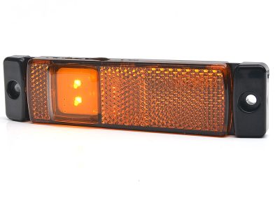 WAŚ W45S - Gul LED sidemarkeringslygte med 2 LED´er