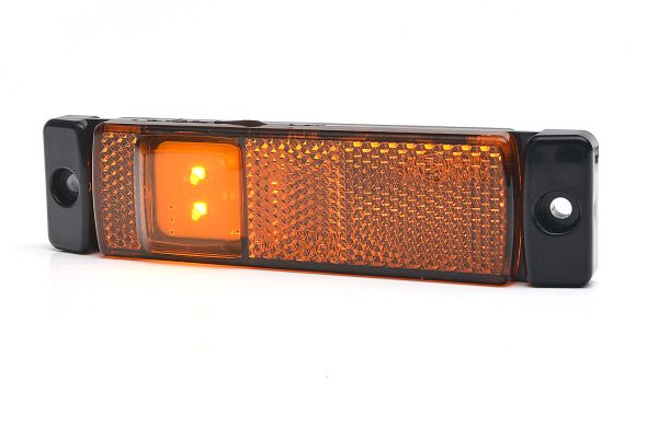 WAŚ W45S - Gul LED sidemarkeringslygte med 2 LED´er