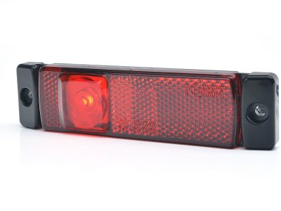 WAŚ W45S - Rød LED bagpositionslygte med 1 LED