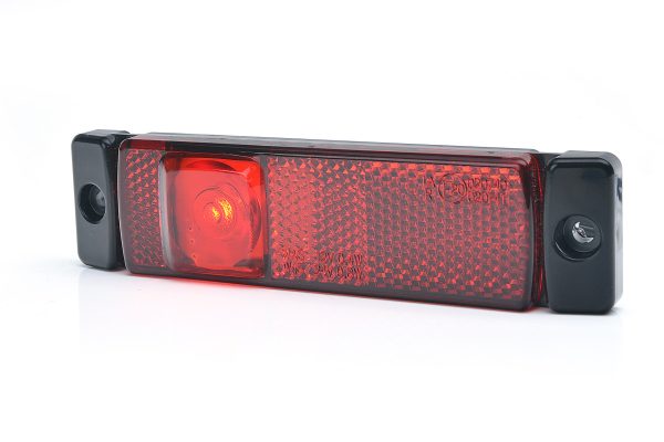WAŚ W45S - Rød LED bagpositionslygte med 1 LED