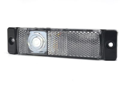 WAŚ W45S - Hvid LED positionslygte med 1 LED