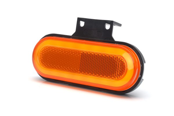 WAŚ W198 - Gul LED sidemarkeringslygte med NEON-look
