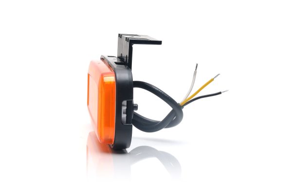 WAŚ W199 -Gul LED sidemarkeringslygte med NEON-look og blinkfunktion - Billede 3