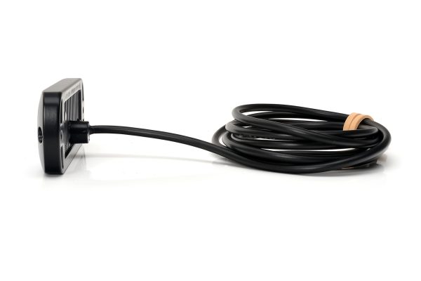 WAŚ W217 - Gult LED blitzblink med 30 LED´er i sort aluminium hus. Kan synkroniseres. - Billede 4