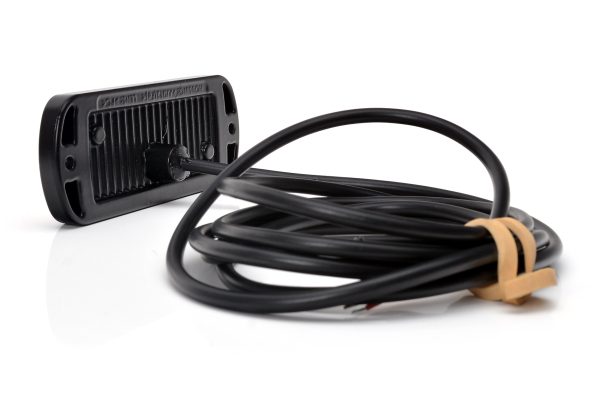 WAŚ W217 - Gult LED blitzblink med 30 LED´er i sort aluminium hus. Kan synkroniseres. - Billede 3