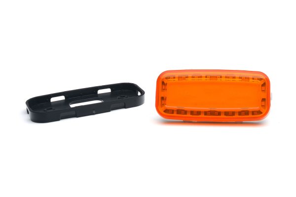 WAŚ W225 -LED baglygte med stop-, positions- og blinklys. Gult glas. - Billede 2