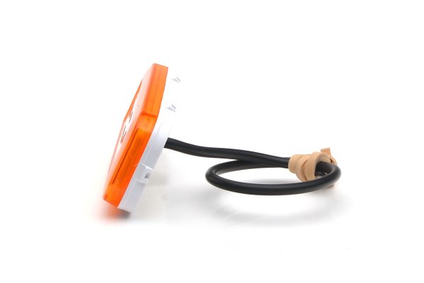 WAŚ W225 -LED baglygte med stop-, positions- og blinklys. Gult glas. - Billede 3