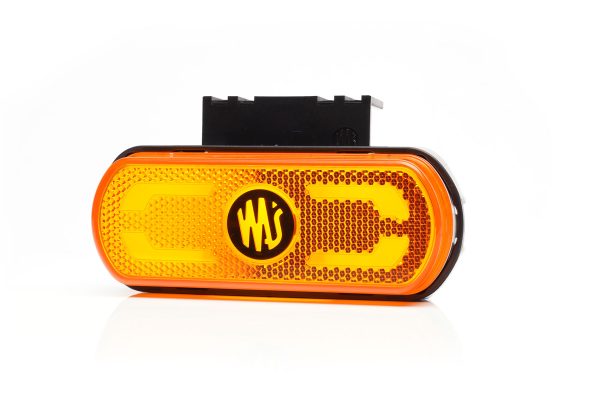 WAŚ W240 - Gul LED sidemarkeringslygte med "ROAD LINER" og  NEON-look