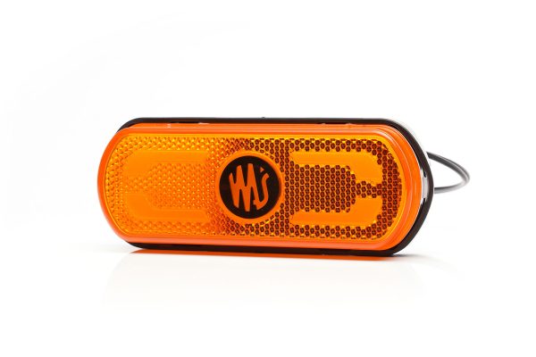 WAŚ W240 - Gul LED sidemarkeringslygte med "ROAD LINER", NEON-look og blinkfunktion - Billede 4