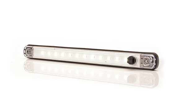 WAŚ LW10 - LED 12V interiør lys med 12 LED´er og kontakt