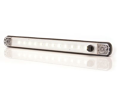 WAŚ LW10 - LED 24V interiør lys med 12 LED´er og kontakt
