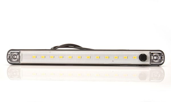 WAŚ LW10 - LED 24V interiør lys med 12 LED´er og kontakt - Billede 2