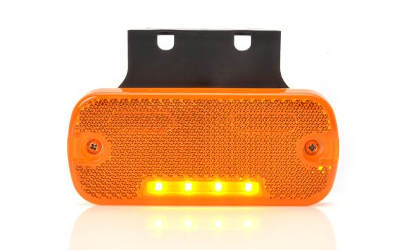 WAŚ W128 - Gul LED sidemarkeringslygte med 4 LED´er.