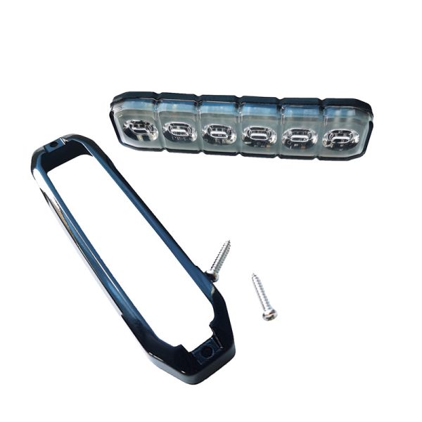 LED Blitzblink med 6 LED´er. Gult blitz i fleksible gummihus. 3 meter kabel. - Billede 3