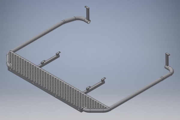 Side-bars / e-Transit 22- (L3/L4). Trin (sidebar med udbukning og trin højre skydedør) - Billede 4