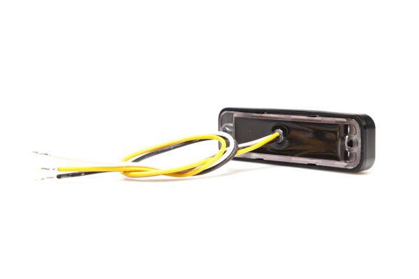 W283 - Gult LED blitzblink med 12 LED´er i sort plast hus. 3 meter kabel. Kan synkroniseres. - Billede 3