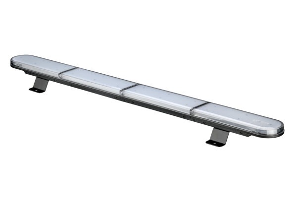 LED lygtebro med gult lys og klart glas. 204 LED´er. Længde 120 cm