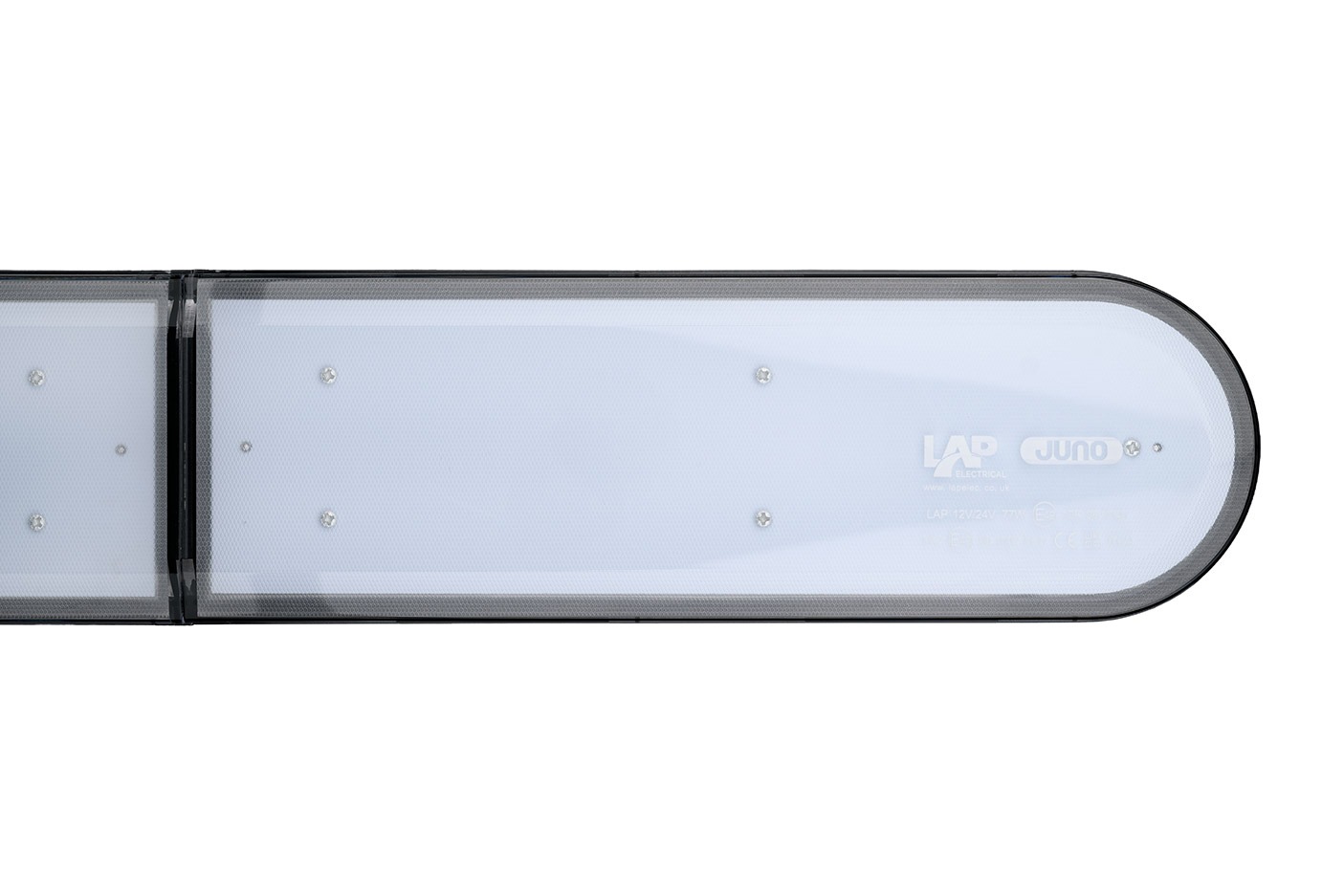 LED lygtebro med gult lys og klart glas. 156 LED´er. Længde 90 cm - Billede 2