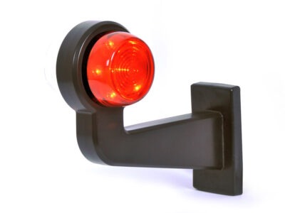 W74.1 - Venstre LED slingrelygte med rødt og hvidt / klart glas. ADR godkendt. 5 meter kabel.