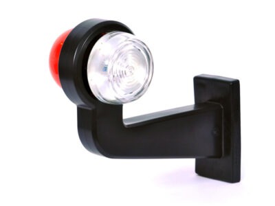 W74.1 - Højre LED slingrelygte med rødt og hvidt / klart glas. ADR godkendt. 5 meter kabel.