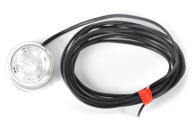 W74.1 i 2 - Hvid / klar indsats for slingrelygte. 33 cm kabel