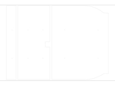 Loftkit / 4mm grå plast / Kia PV5 26- (L2H1)